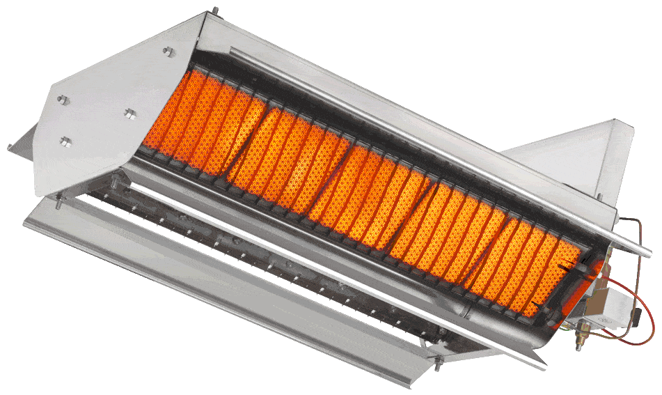Industrial building heating