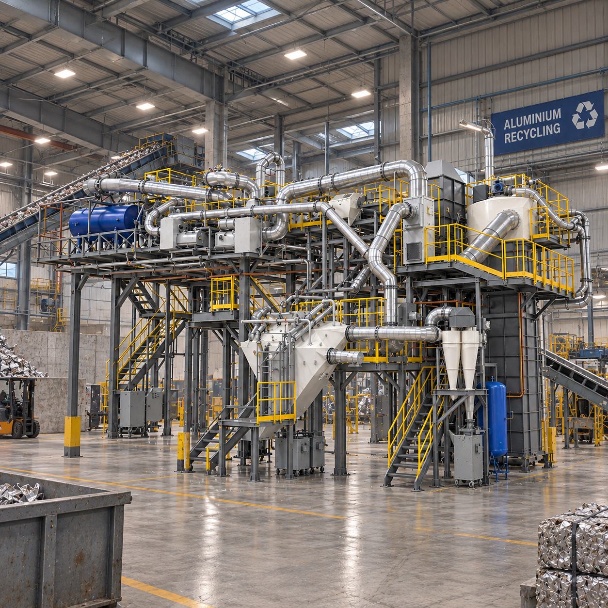 Waste material recycling